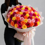 101 разноцветная роза фото 2